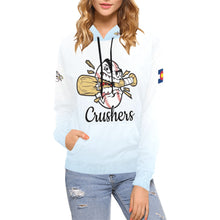 Load image into Gallery viewer, Crushers Light Blue Fade Hoodie All Over Print Hoodie for Women (USA Size) (Model H13)
