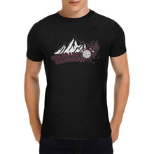Load image into Gallery viewer, Crusher Men Black/Maroon Tshirt Men&#39;s T-Shirt in USA Size (Front Printing Only)
