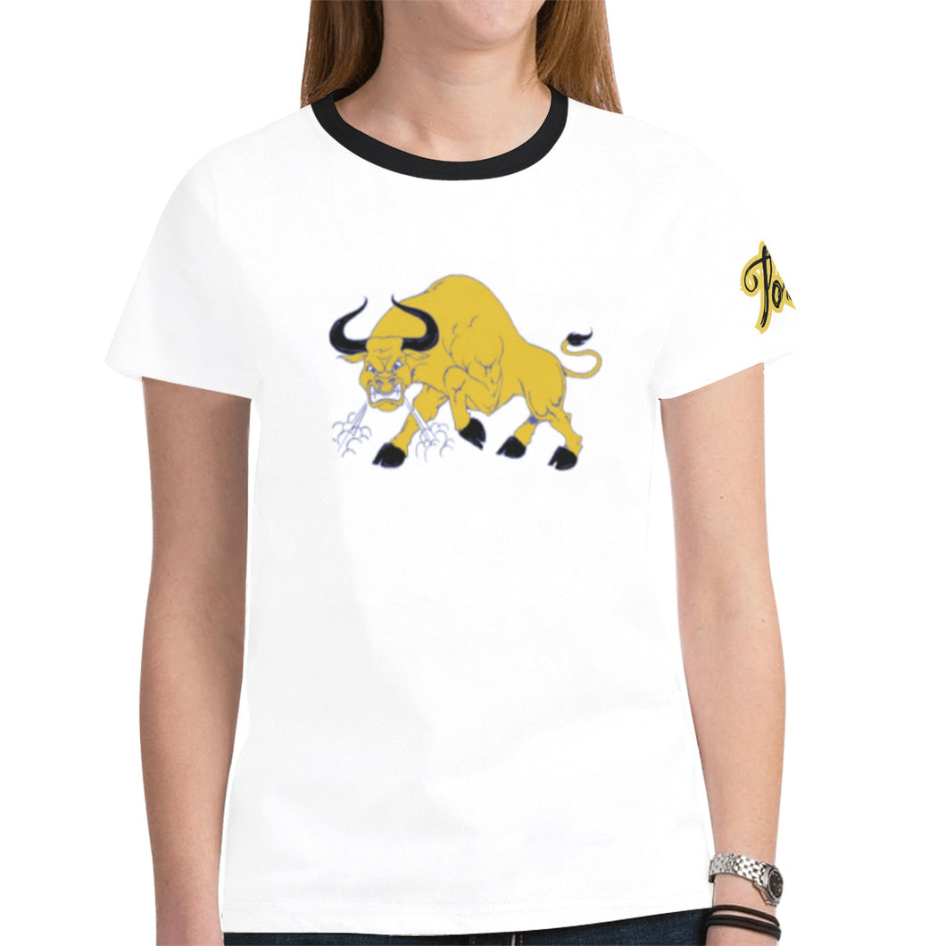 Toros Tshirt New All Over Print T-shirt for Women (Model T45)