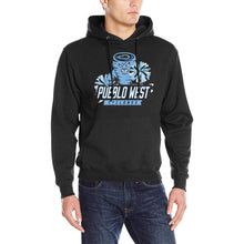 Load image into Gallery viewer, 50/50 PW Cheer Black Heavy Blend Hooded Sweatshirt
