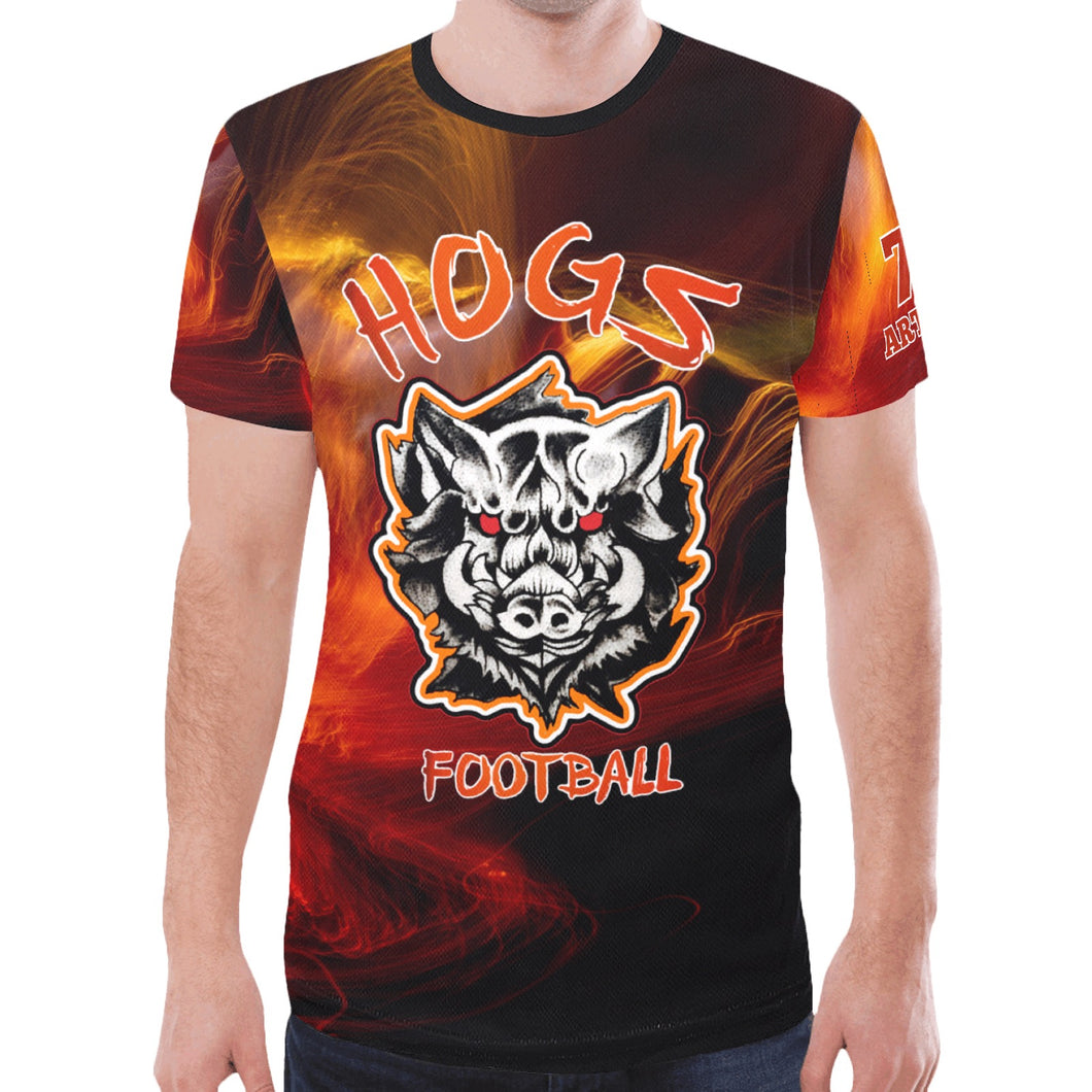 Hogs New All Over Print T-shirt for Men (Model T45)