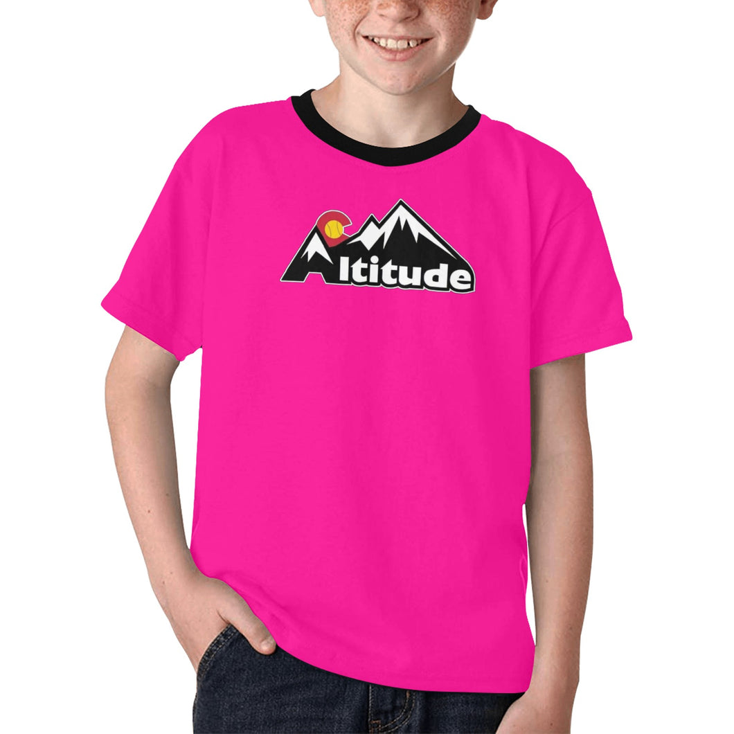 Altitude Kid Shirt Pink Kids' All Over Print T-shirt (Model T65)