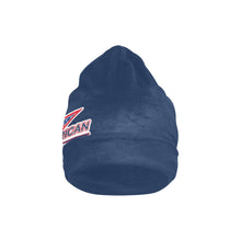Load image into Gallery viewer, All American Beanie Navy All Over Print Beanie for Adults
