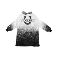 South Universal Sport Sherpa Name/Number bw Blanket Hoodie for Women
