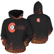 Load image into Gallery viewer, Chaos Orange Glitter Hoodie No Customization All Over Print Hoodie for Women (USA Size) (Model H13)

