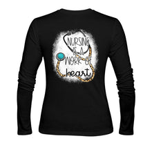 Load image into Gallery viewer, RN Nursing Sunny Women&#39;s T-shirt (long-sleeve) (Model T07)
