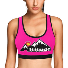 Load image into Gallery viewer, Altitude Sports Bra Pink Women&#39;s All Over Print Sports Bra (Model T52)
