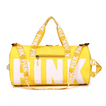 Load image into Gallery viewer, Spinnahnigh Bag 💙 Solid Color White Letters
