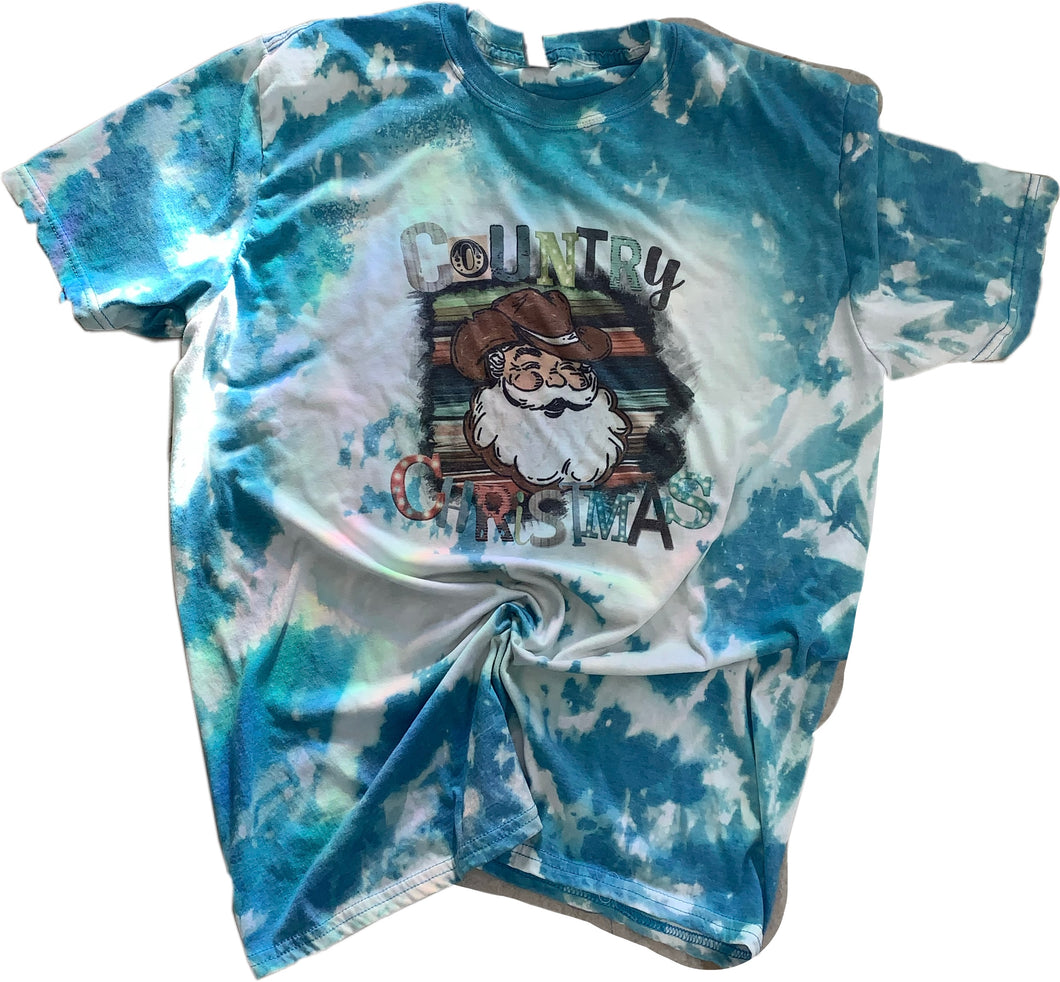 Country Christmas Santa Shirt