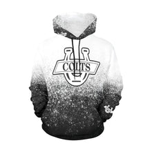 Load image into Gallery viewer, South U B/W Name/Number All Over Print Hoodie for Women (USA Size) (Model H13)
