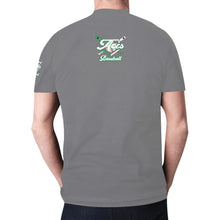 Load image into Gallery viewer, Aces Grey Plain New All Over Print T-shirt for Men (Model T45)
