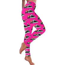 Load image into Gallery viewer, Altitude Leggings Pink Pattern Low Rise Leggings (Invisible Stitch) (Model L05)
