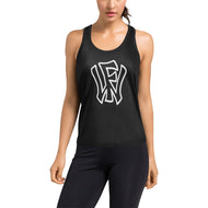 WF Tank Black Women's Racerback Tank Top (Model T60)