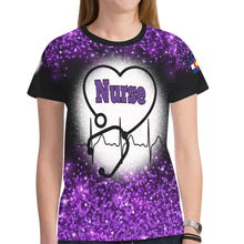 Load image into Gallery viewer, LCCP Nutritional Facts finasl New All Over Print T-shirt for Women (Model T45)
