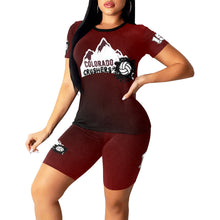Load image into Gallery viewer, Crushers Women&#39;s Short Yoga Set
