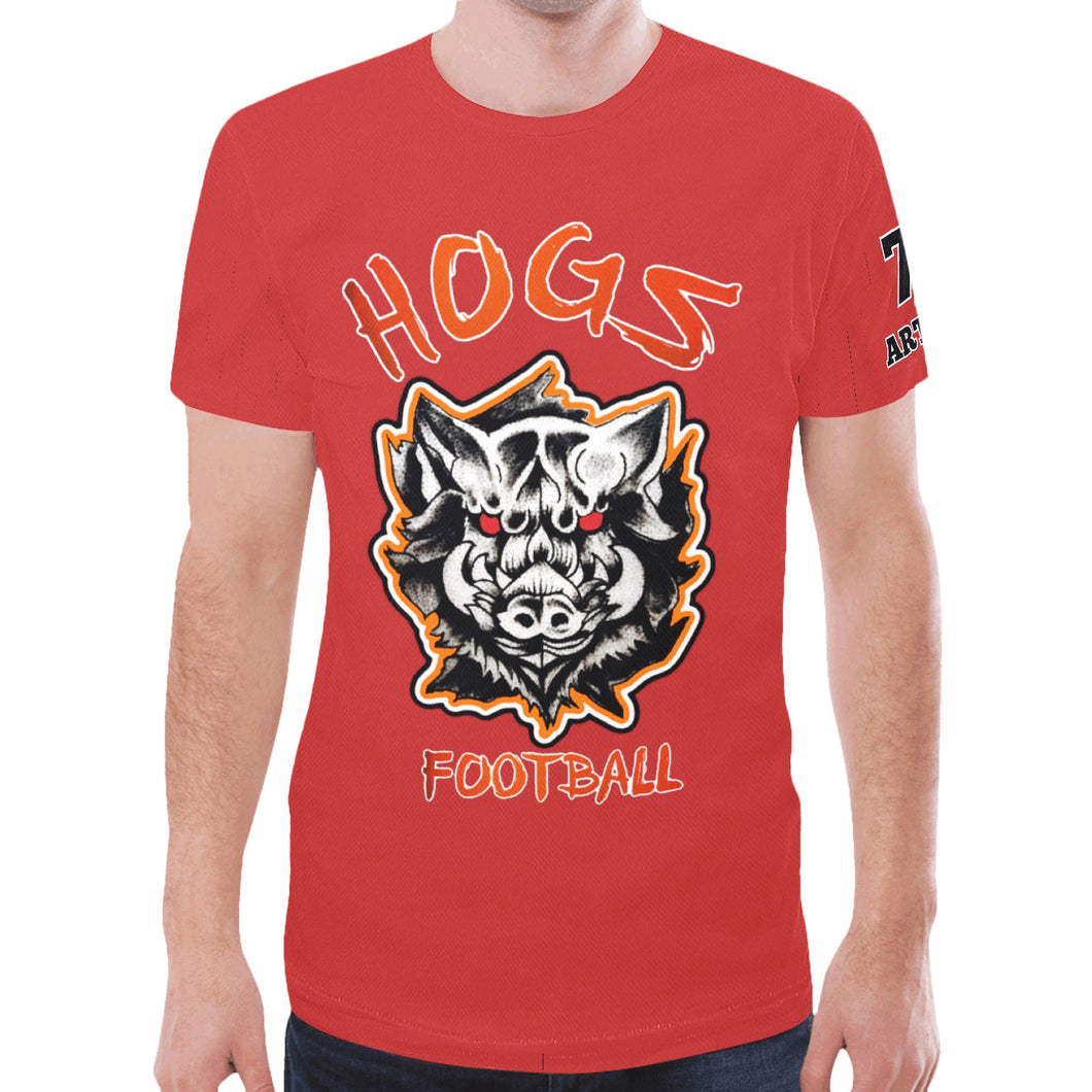 Hogs 3 New All Over Print T-shirt for Men (Model T45)
