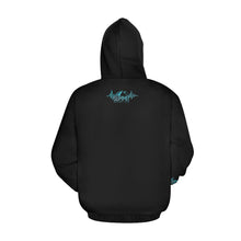 Load image into Gallery viewer, Summit Women Fit Black Hoodie All Over Print Hoodie for Women (USA Size) (Model H13)
