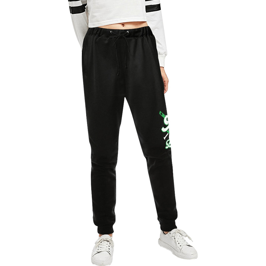 Unisex Aces Black Unisex All Over Print Sweatpants (Model L11)