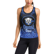 Central Dance Tank 1 Women's Racerback Tank Top (Model T60)