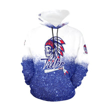 Load image into Gallery viewer, Tribe Mom Glitter Hoodie Bs All Over Print Hoodie for Women (USA Size) (Model H13)
