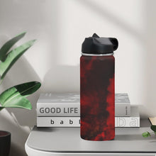 Load image into Gallery viewer, Hogs &#39; Insulated Water Bottle with Straw Lid (18 oz)
