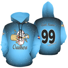 Load image into Gallery viewer, Crushers Hoodie 8 All Over Print Hoodie for Women (USA Size) (Model H13)
