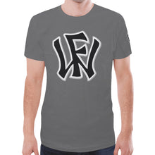 Load image into Gallery viewer, WF Men Shirt Mesh Grey LastName/Number New All Over Print T-shirt for Men (Model T45)
