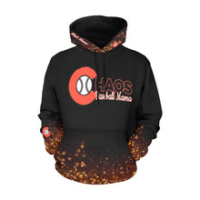 Load image into Gallery viewer, Chaos Mama Hoodie First Name Hood, Last Name/Number/Nick Name Back All Over Print Hoodie for Women (USA Size) (Model H13)
