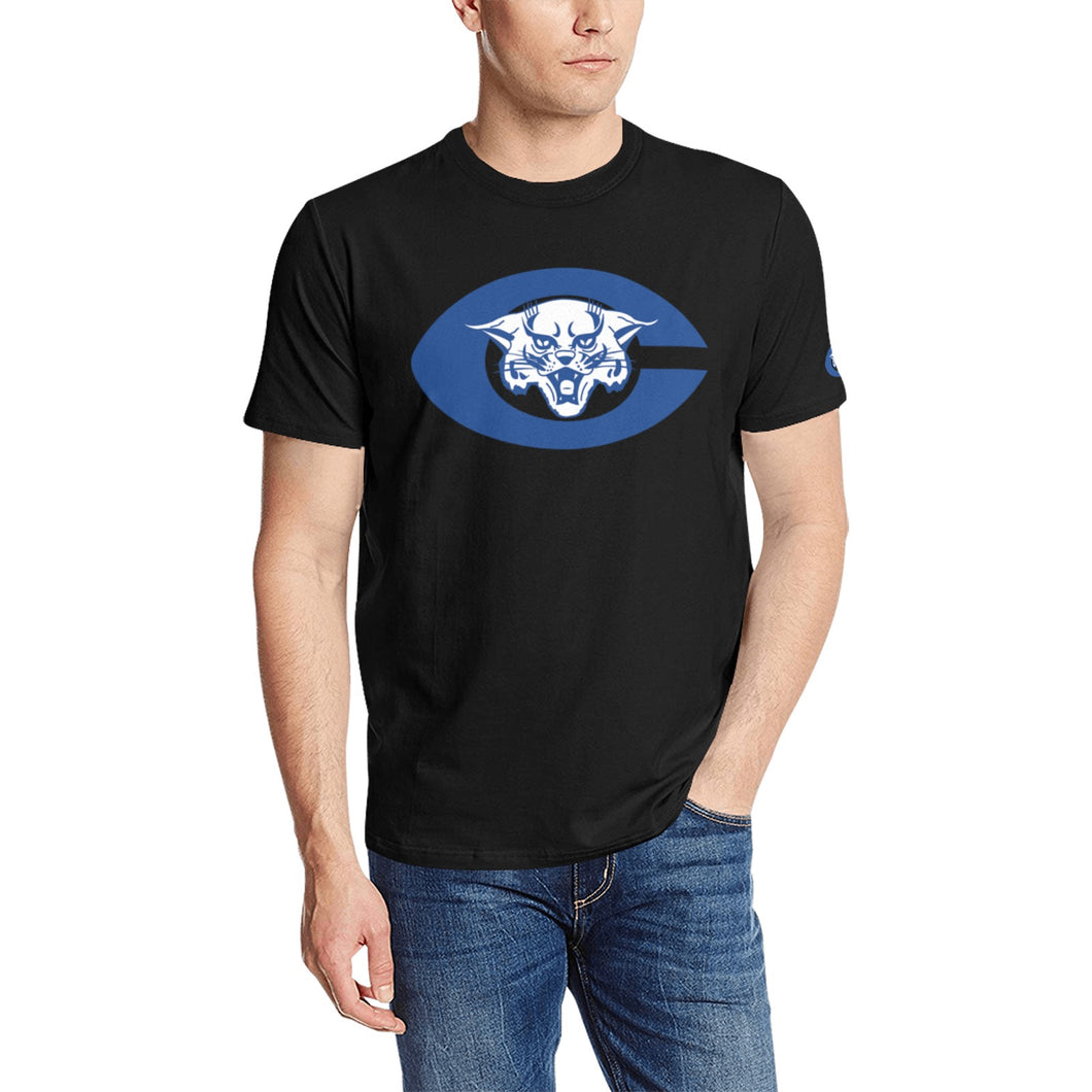 Central Cheer Mom Men's All Over Print T-Shirt (Random Design Neck) (Model T63)