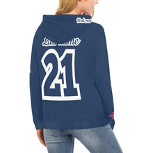 Load image into Gallery viewer, All American Mom Hoodie Full Custom Blue All Over Print Hoodie for Women (USA Size) (Model H13)
