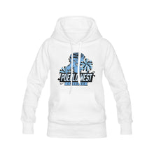Load image into Gallery viewer, 50/50 Hoodie White PW Cheer Heavy Blend Hooded Sweatshirt
