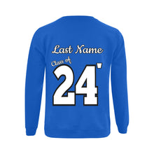 Load image into Gallery viewer, Central Wildcats Crewneck 5 Blue Gildan Crewneck Sweatshirt(NEW) (Model H01)
