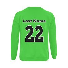 Load image into Gallery viewer, Aces Green Crew Custom Back Gildan Crewneck Sweatshirt(NEW) (Model H01)
