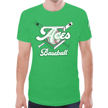 Load image into Gallery viewer, Aces Green Custom Back New All Over Print T-shirt for Men (Model T45)
