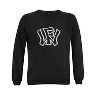WF Crewneck Black Gildan Crewneck Sweatshirt(NEW) (Model H01)