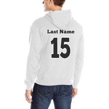 Load image into Gallery viewer, Crusher Cotton Hoodie Grey Maroon Men&#39;s Classic Hoodie (Model H17)
