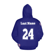 Load image into Gallery viewer, Tribe Navy All Over Print Hoodie for Men (USA Size) (Model H13)
