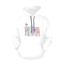 Load image into Gallery viewer, Dog Mama Back Paws/Pics on back All Over Print Hoodie for Women (USA Size) (Model H13)
