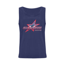 Load image into Gallery viewer, All American Tank Blue Words Women Women&#39;s Tank Top
