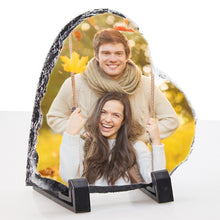 Load image into Gallery viewer, Keepsake Photo Rock Slate- Circle, Square, Heart, Rectangle
