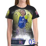 MYA New All Over Print T-shirt for Women (Model T45)