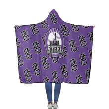 Load image into Gallery viewer, PS Blanket 4 Flannel Hooded Blanket 56&#39;&#39;x80&#39;&#39;
