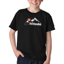 Load image into Gallery viewer, Altitude Kid Shirt Black Kids&#39; All Over Print T-shirt (Model T65)
