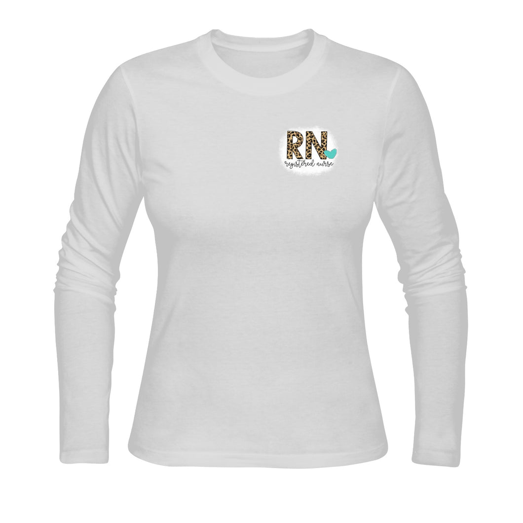 RN Nursing G Sunny Women's T-shirt (long-sleeve) (Model T07)