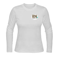 RN Nursing Sign G Sunny Women's T-shirt (long-sleeve) (Model T07)
