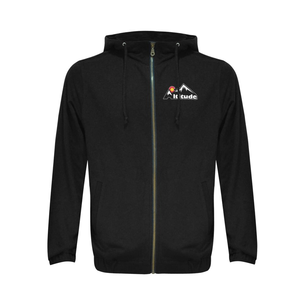 Altitude Men Zipup All Over Print Full Zip Hoodie for Men (Model H14)