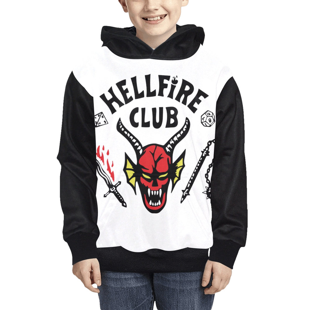 youth hf hoodie Kids' All Over Print Hoodie (Model H38)