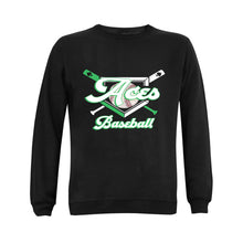 Load image into Gallery viewer, Aces Black Crew Custom Back Gildan Crewneck Sweatshirt(NEW) (Model H01)
