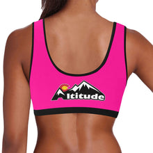 Load image into Gallery viewer, Altitude Sports Bra Pink Women&#39;s All Over Print Sports Bra (Model T52)
