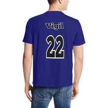 Load image into Gallery viewer, Tribe Shirt Left Chest Black Tribe m 6 Men&#39;s All Over Print T-Shirt (Solid Color Neck) (Model T63)
